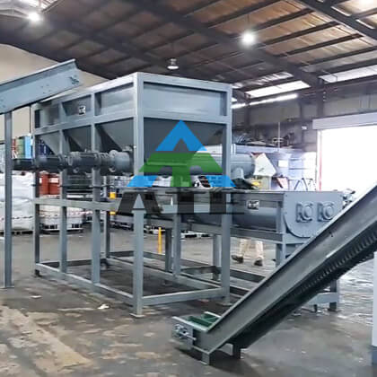 Malay biomass pellet production line installation site